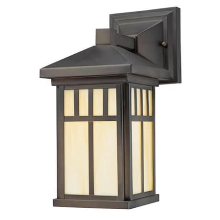 Brightbomb Burnham One Light Outdoor Wall Lantern, Oil Rubbed Bronze BR2689916